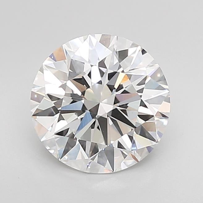 3.01ct D VS1 Rare Carat Ideal Cut Round Lab Grown Diamond