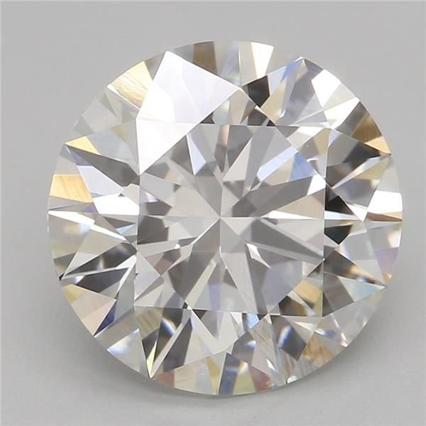 3.02ct F VVS2 Excellent Cut Round Lab Grown Diamond
