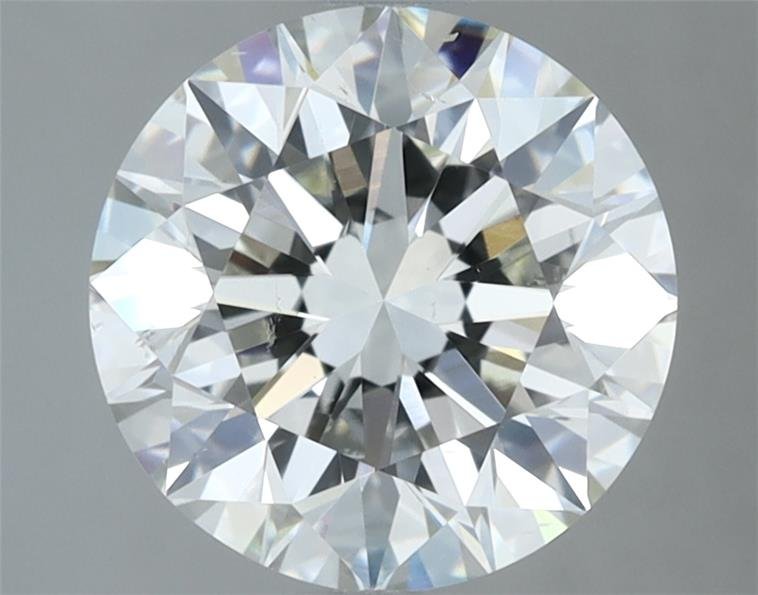 2.80ct H SI1 Rare Carat Ideal Cut Round Diamond