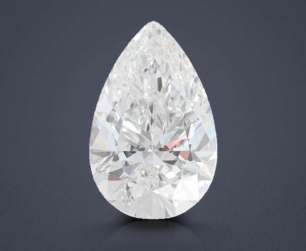 2.00 Carat Pear Lab Diamond
