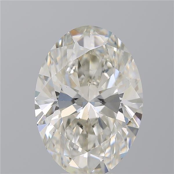 6.21ct H VS2 Rare Carat Ideal Cut Oval Lab Grown Diamond