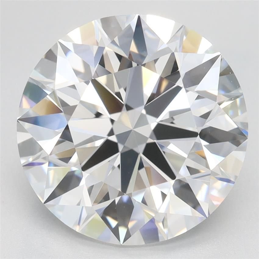 4.23ct D VVS1 Rare Carat Ideal Cut Round Lab Grown Diamond