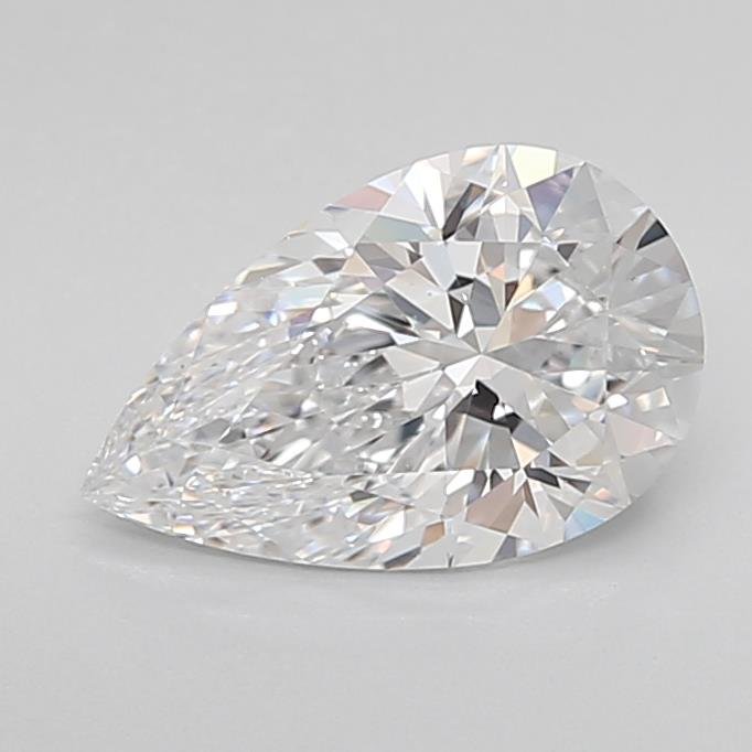 1.54ct D VS1 Rare Carat Ideal Cut Pear Lab Grown Diamond