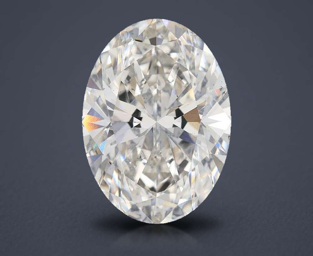 6.40 Carat Oval Lab Diamond