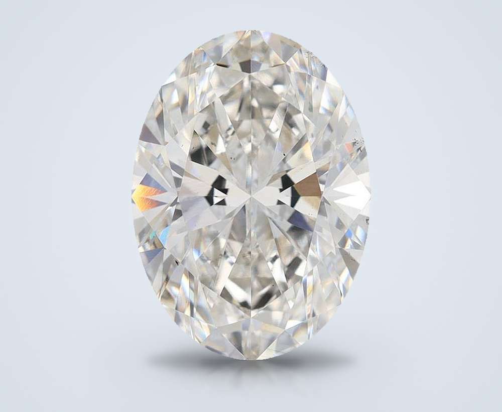 6.40 Carat Oval Lab Diamond