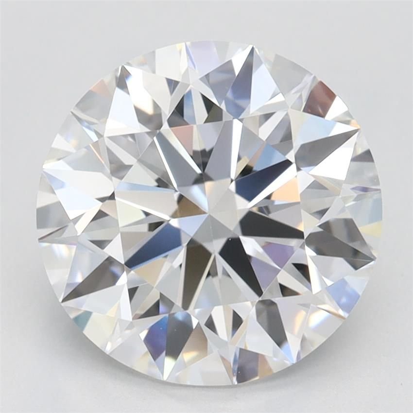 3.06ct D IF Rare Carat Ideal Cut Round Lab Grown Diamond