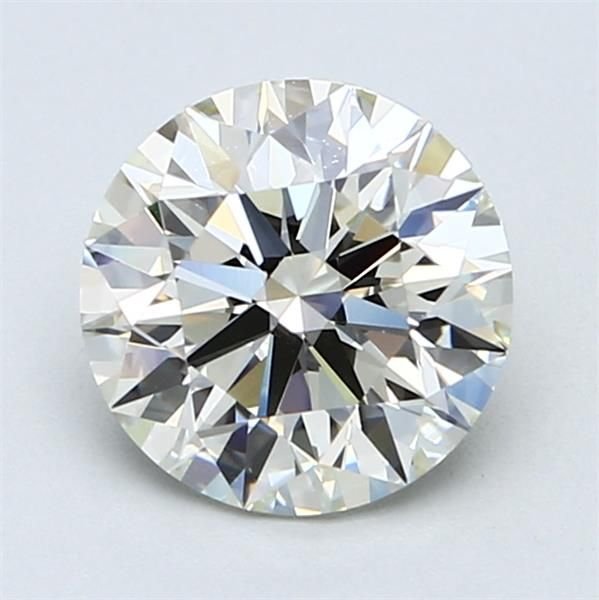 1.74ct K VVS2 Rare Carat Ideal Cut Round Diamond