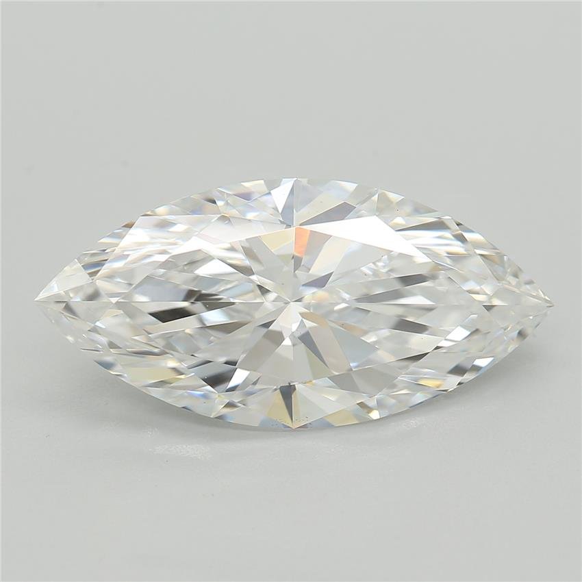 3.03ct D VS2 Excellent Cut Marquise Lab Grown Diamond