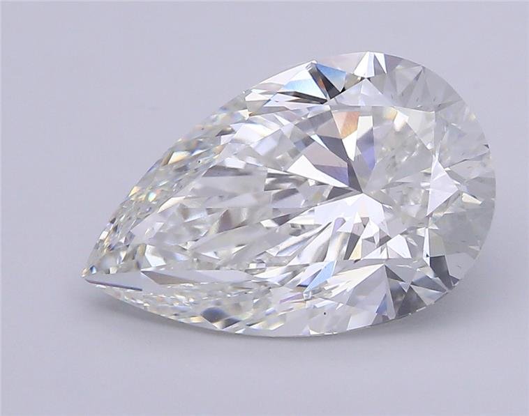 10.31ct F VS1 Rare Carat Ideal Cut Pear Lab Grown Diamond