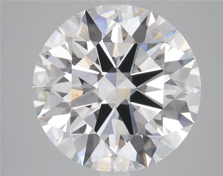 6.53ct F VS2 Rare Carat Ideal Cut Round Lab Grown Diamond