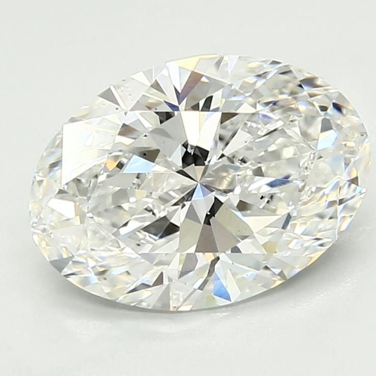 2.85ct E VS2 Rare Carat Ideal Cut Oval Lab Grown Diamond