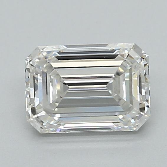 1.05ct G VVS2 Rare Carat Ideal Cut Emerald Lab Grown Diamond