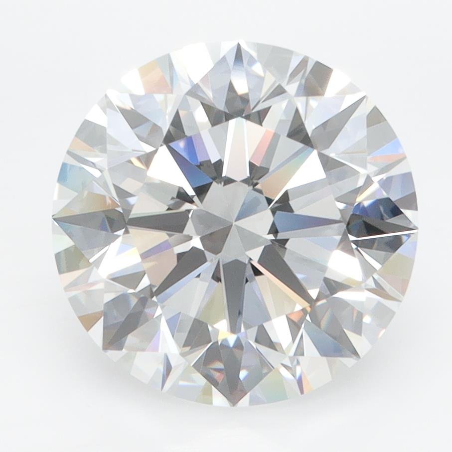 3.98ct D VVS1 Rare Carat Ideal Cut Round Lab Grown Diamond