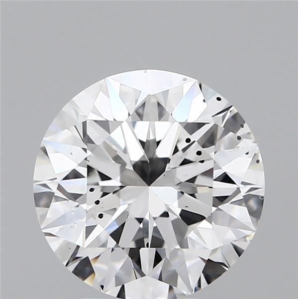 3.03ct F SI2 Rare Carat Ideal Cut Round Lab Grown Diamond