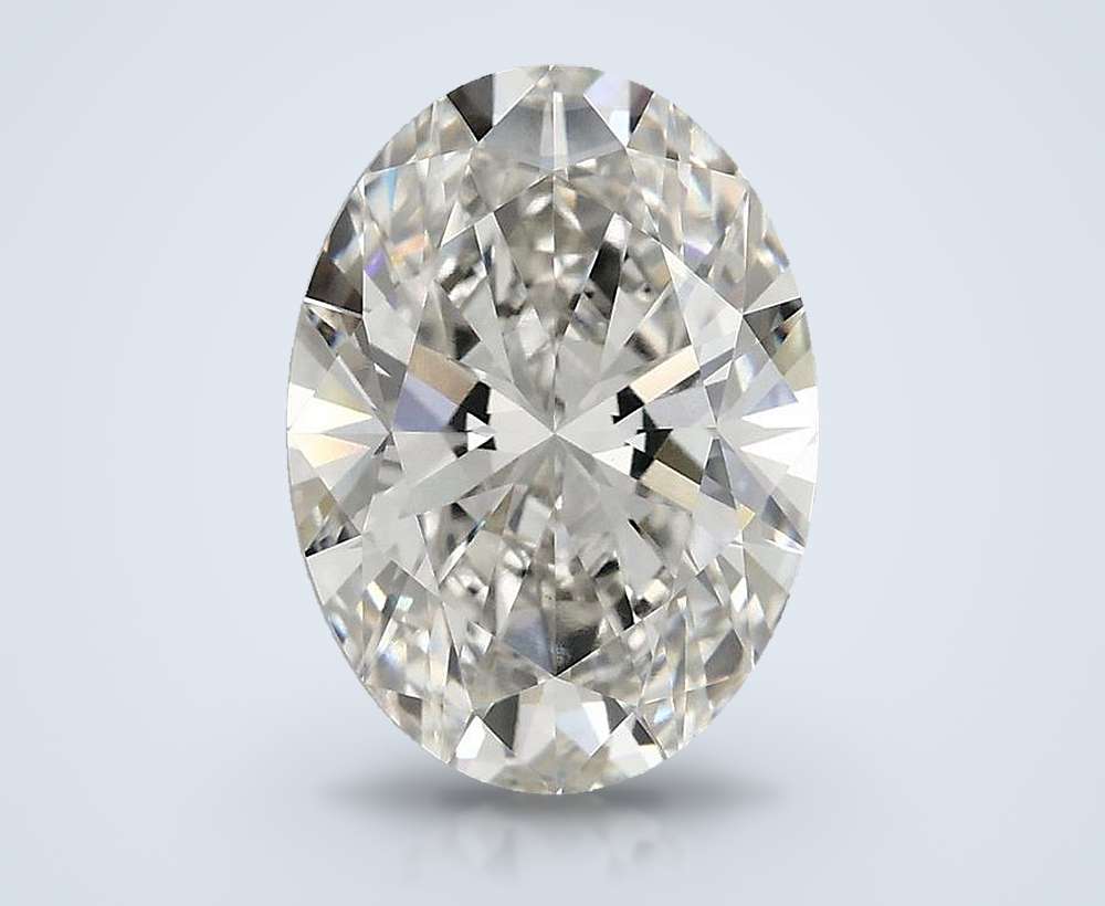 3.74 Carat Oval Lab Diamond