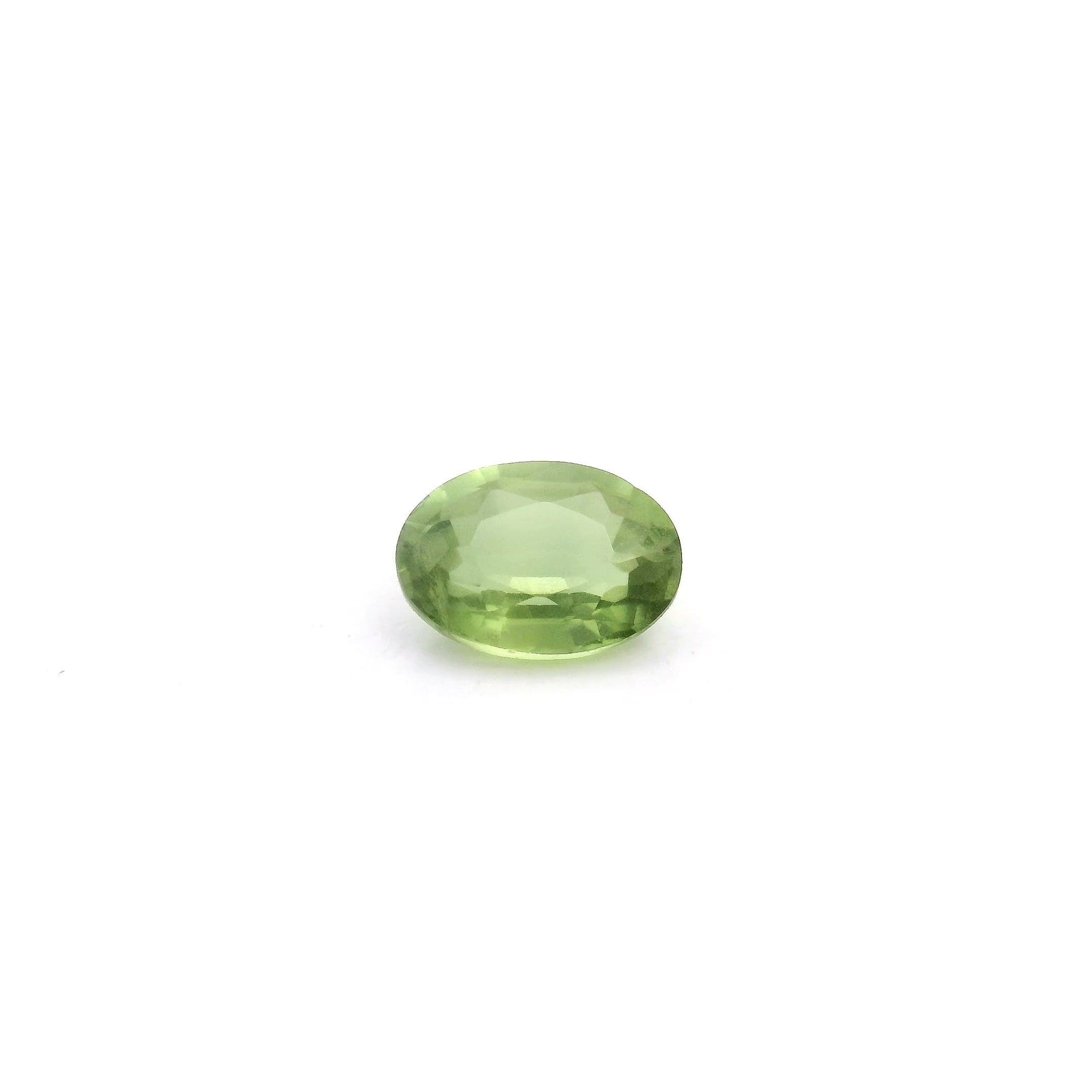 0.60 Carat Green Oval Sapphire