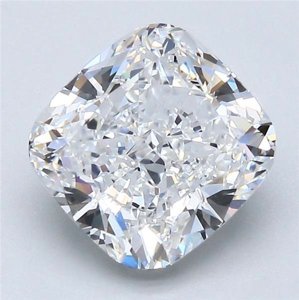 3.21ct E VS1 Rare Carat Ideal Cut Cushion Diamond