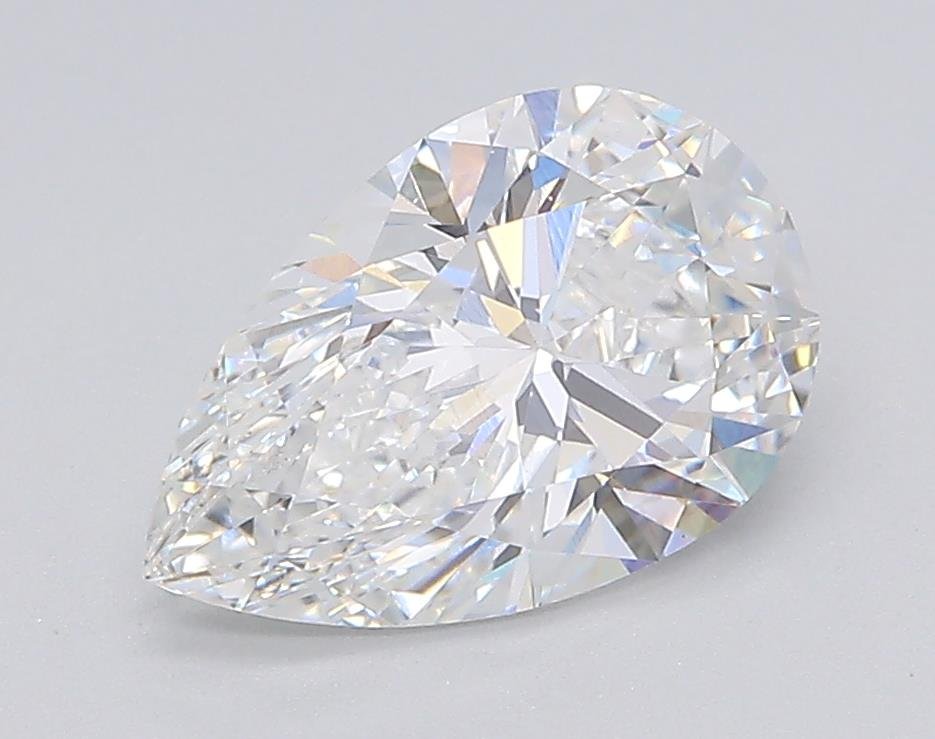 1.51ct E VS1 Rare Carat Ideal Cut Pear Lab Grown Diamond