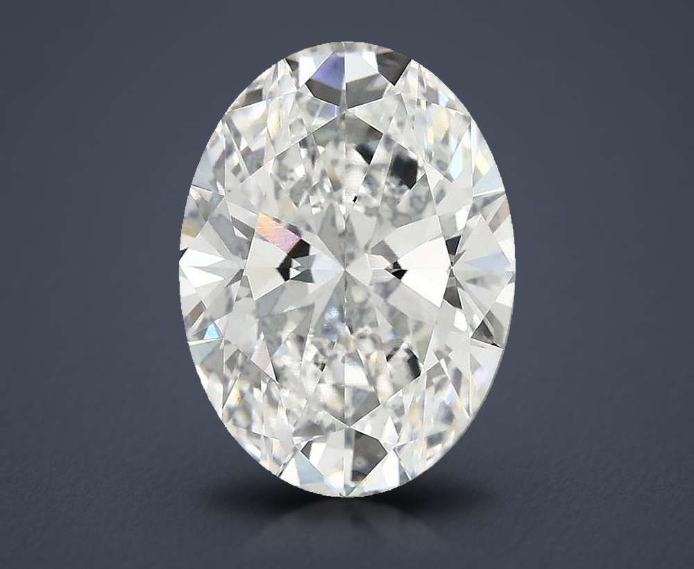 3.91 Carat Oval Lab Diamond