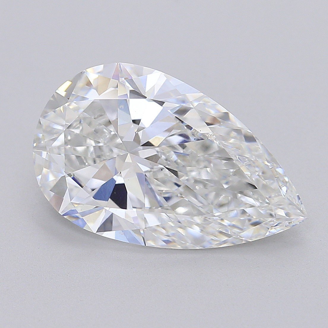 6.07ct E VS1 Very Good Cut Pear Lab Grown Diamond