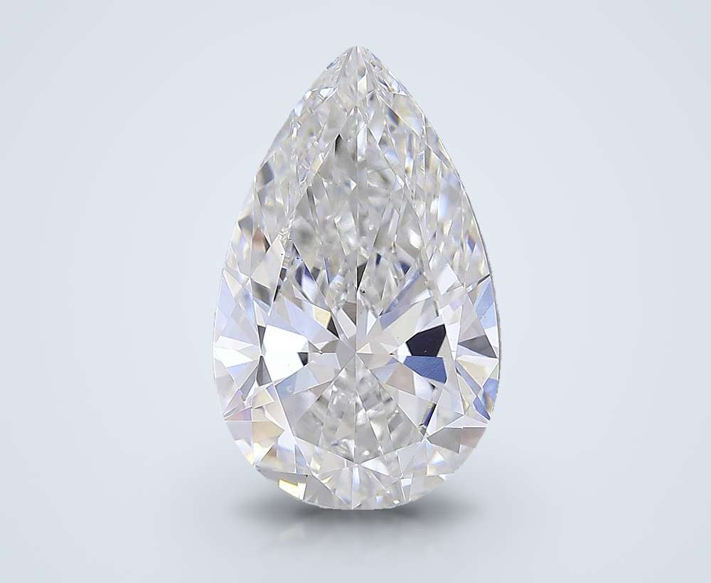 6.07 Carat Pear Lab Diamond