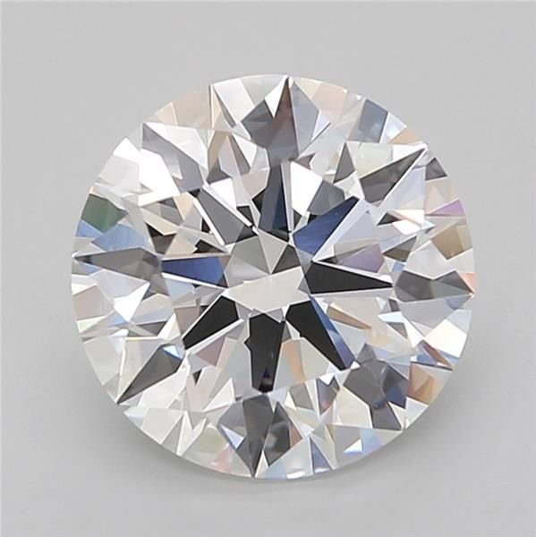 4.01ct E VVS2 Rare Carat Ideal Cut Round Lab Grown Diamond