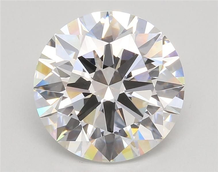 6.53ct F VS1 Rare Carat Ideal Cut Round Lab Grown Diamond