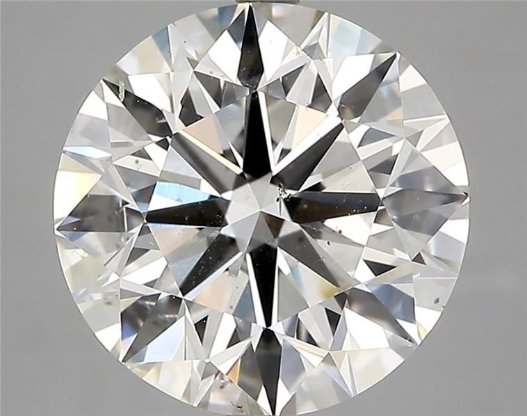 5.02ct I SI1 Rare Carat Ideal Cut Round Diamond