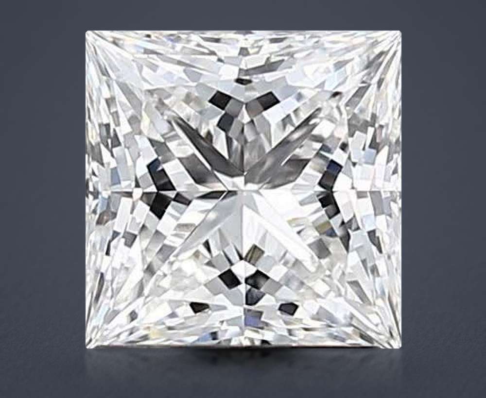 1.62 Carat Princess Lab Diamond