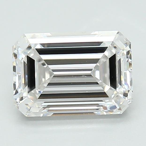 1.54ct E VS1 Rare Carat Ideal Cut Emerald Lab Grown Diamond
