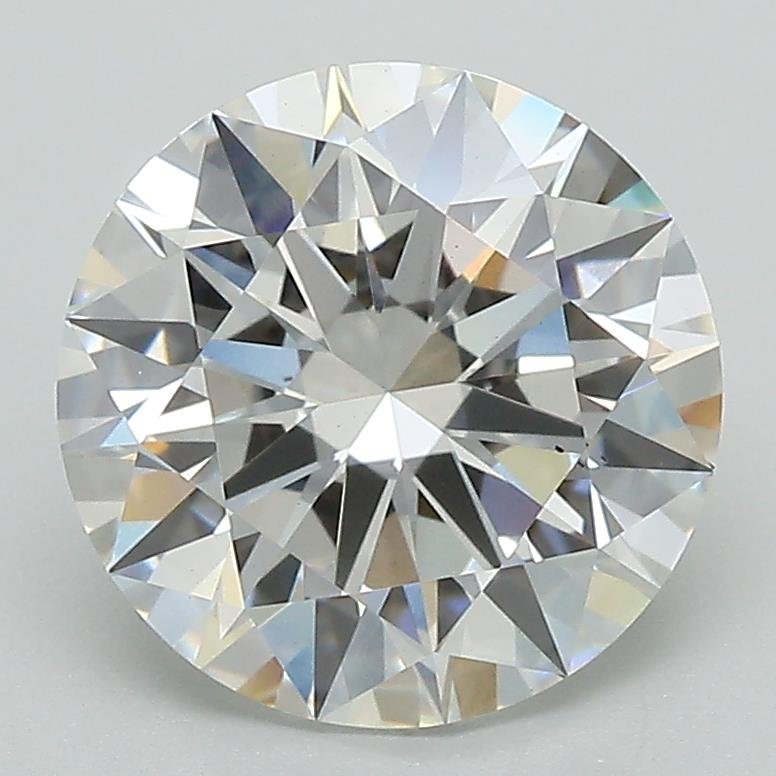 3.08ct E VS2 Rare Carat Ideal Cut Round Lab Grown Diamond