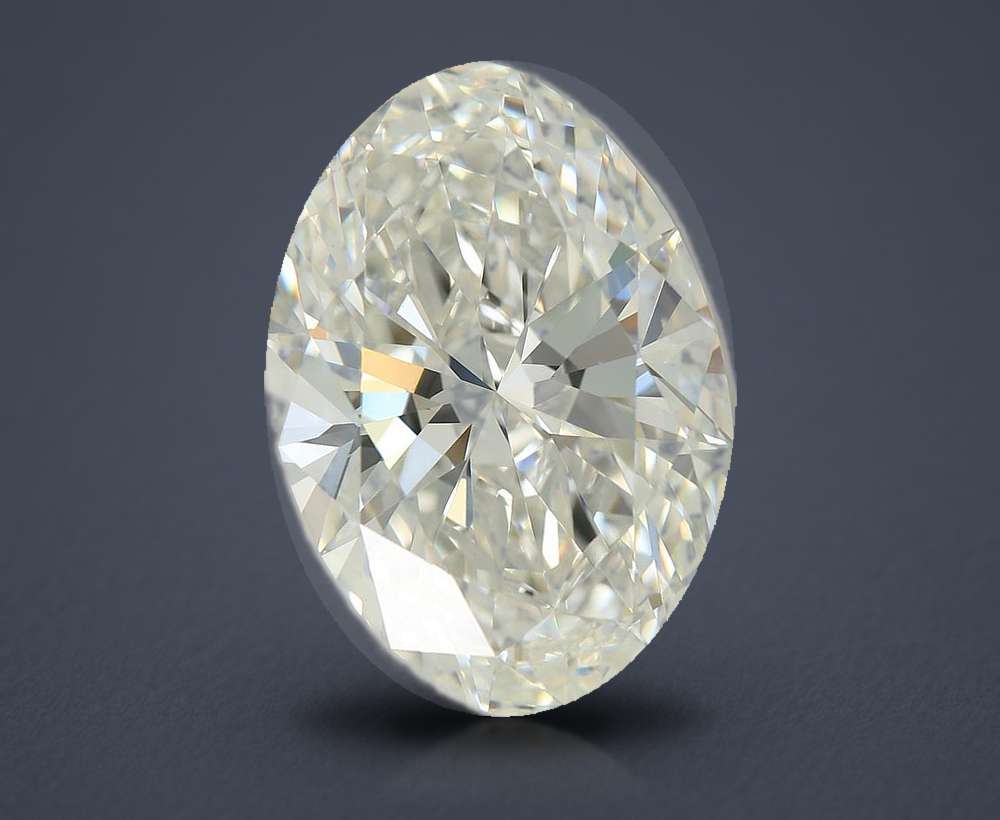 7.54 Carat Oval Lab Diamond