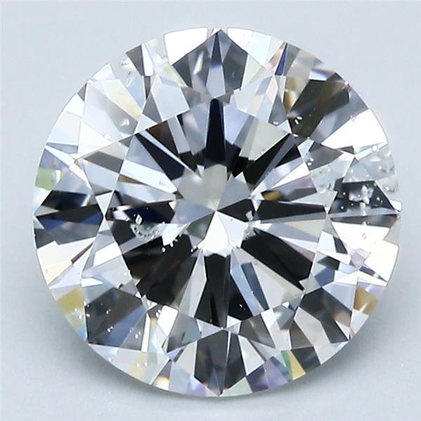 3.00ct D SI2 Very Good Cut Round Diamond