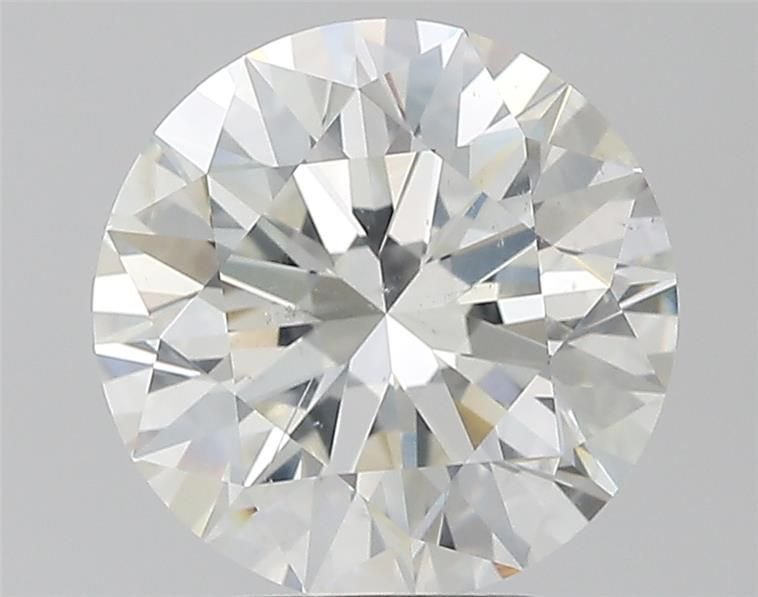 4.31ct J SI2 Rare Carat Ideal Cut Round Diamond