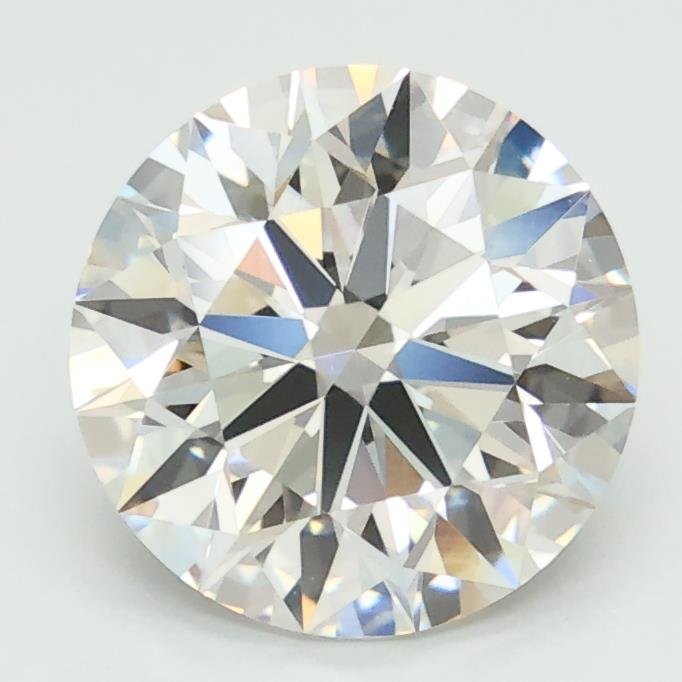 2.81ct F VVS2 Rare Carat Ideal Cut Round Lab Grown Diamond