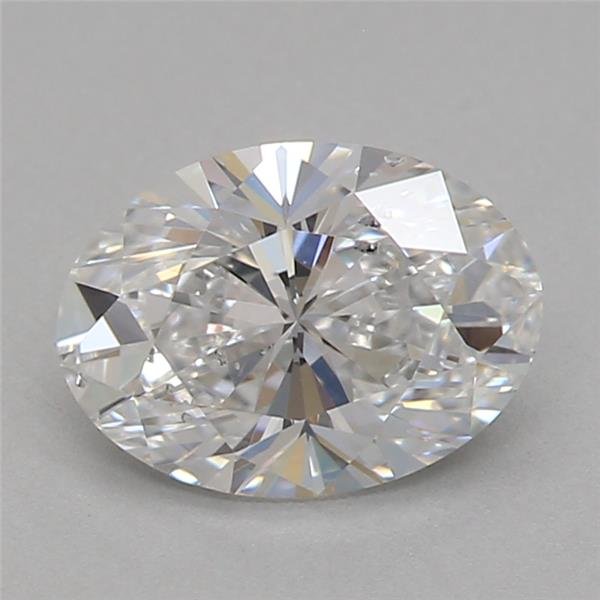 0.70ct D SI1 Very Good Cut Oval Lab Grown Diamond