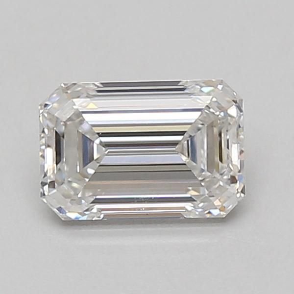 1.11ct E VVS2 Rare Carat Ideal Cut Emerald Lab Grown Diamond