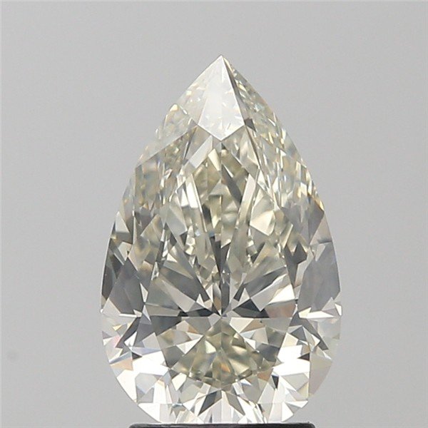 2.60ct K SI1 Rare Carat Ideal Cut Pear Diamond