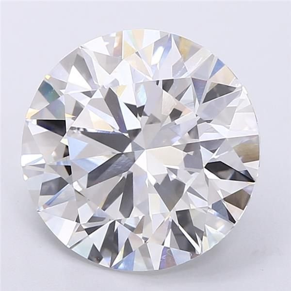 7.01ct D VVS2 Rare Carat Ideal Cut Round Lab Grown Diamond