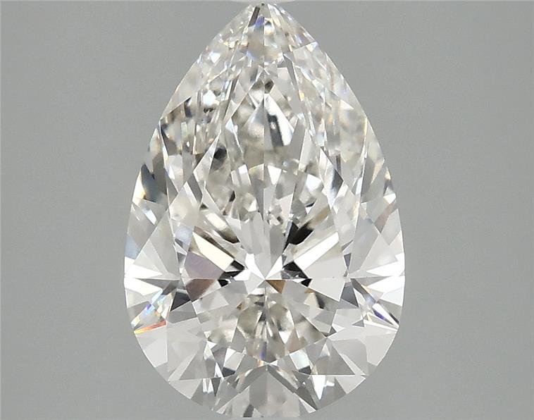 2.58 Carat Pear Lab Diamond