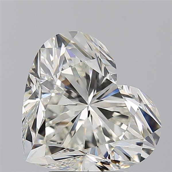4.52ct K VVS2 Rare Carat Ideal Cut Heart Diamond