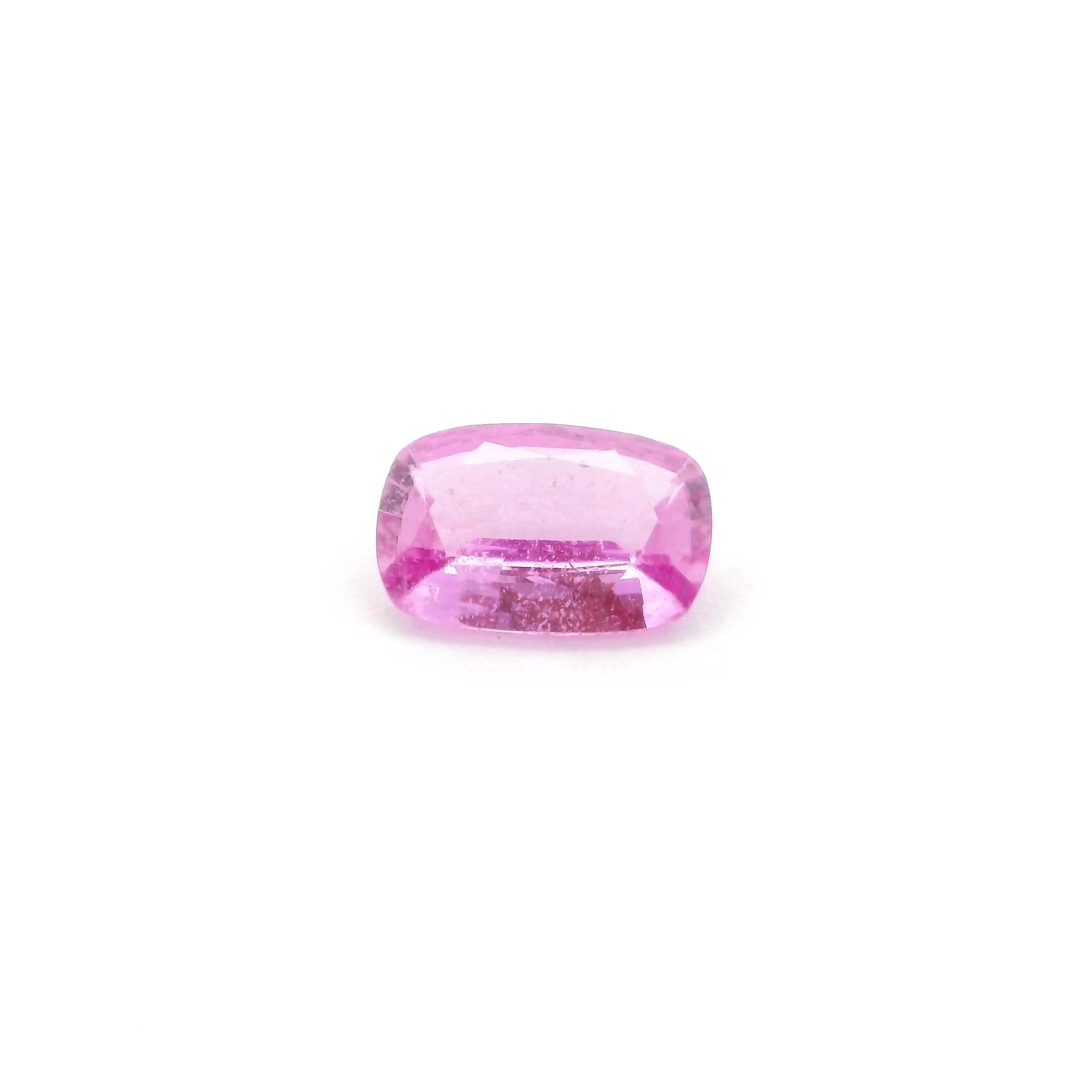 1.13 Carat Pink Cushion Sapphire
