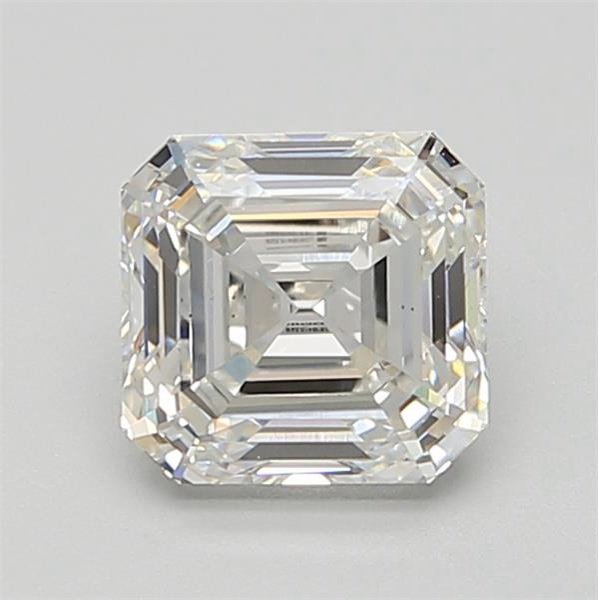 1.67ct F VS2 Rare Carat Ideal Cut Asscher Lab Grown Diamond