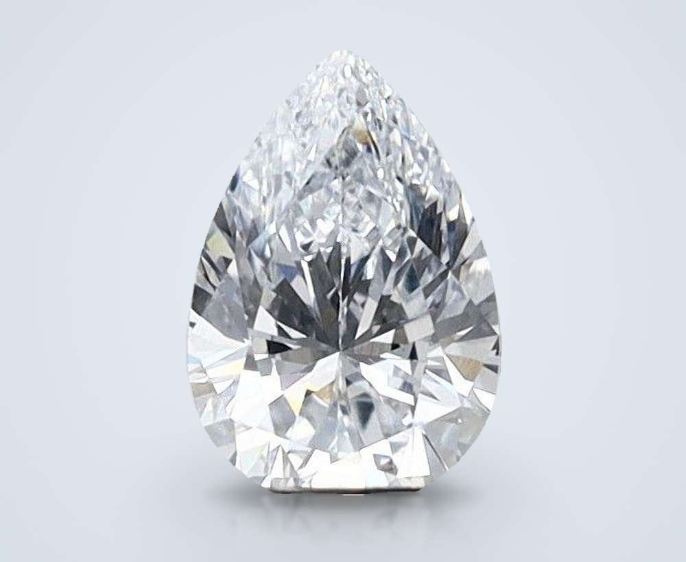0.56 Carat Pear Lab Diamond