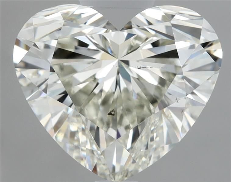 2.01ct I SI1 Rare Carat Ideal Cut Heart Diamond