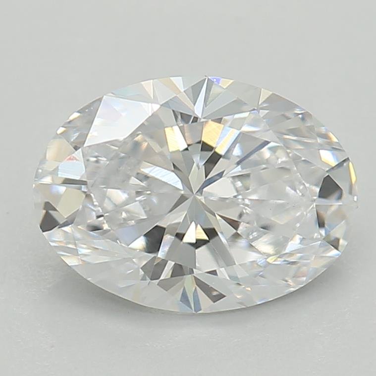 0.74ct D VS1 Rare Carat Ideal Cut Oval Lab Grown Diamond