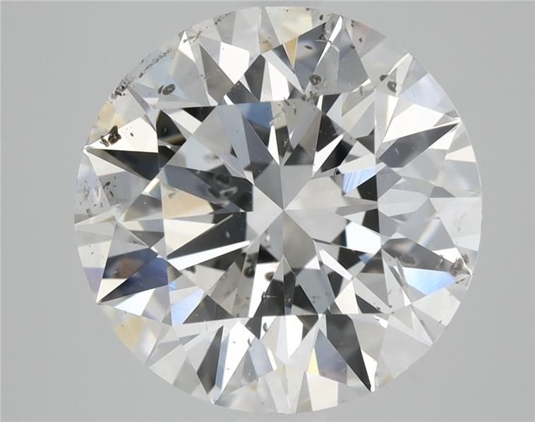 3.01ct E SI2 Rare Carat Ideal Cut Round Diamond