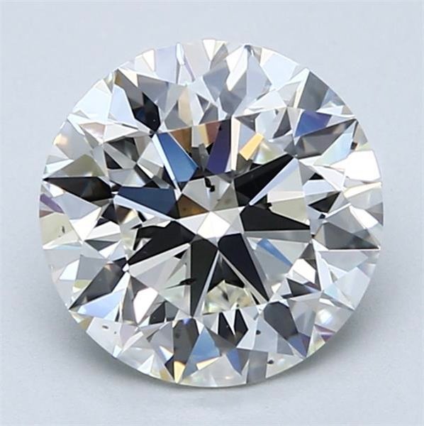 2.70ct H SI1 Rare Carat Ideal Cut Round Diamond