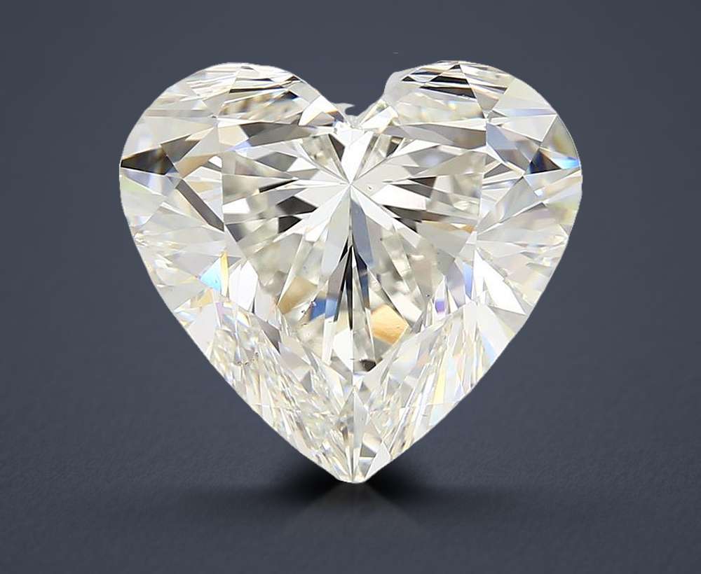 8.01 Carat Heart Natural Diamond