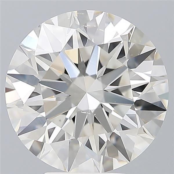 5.14ct I SI1 Rare Carat Ideal Cut Round Diamond